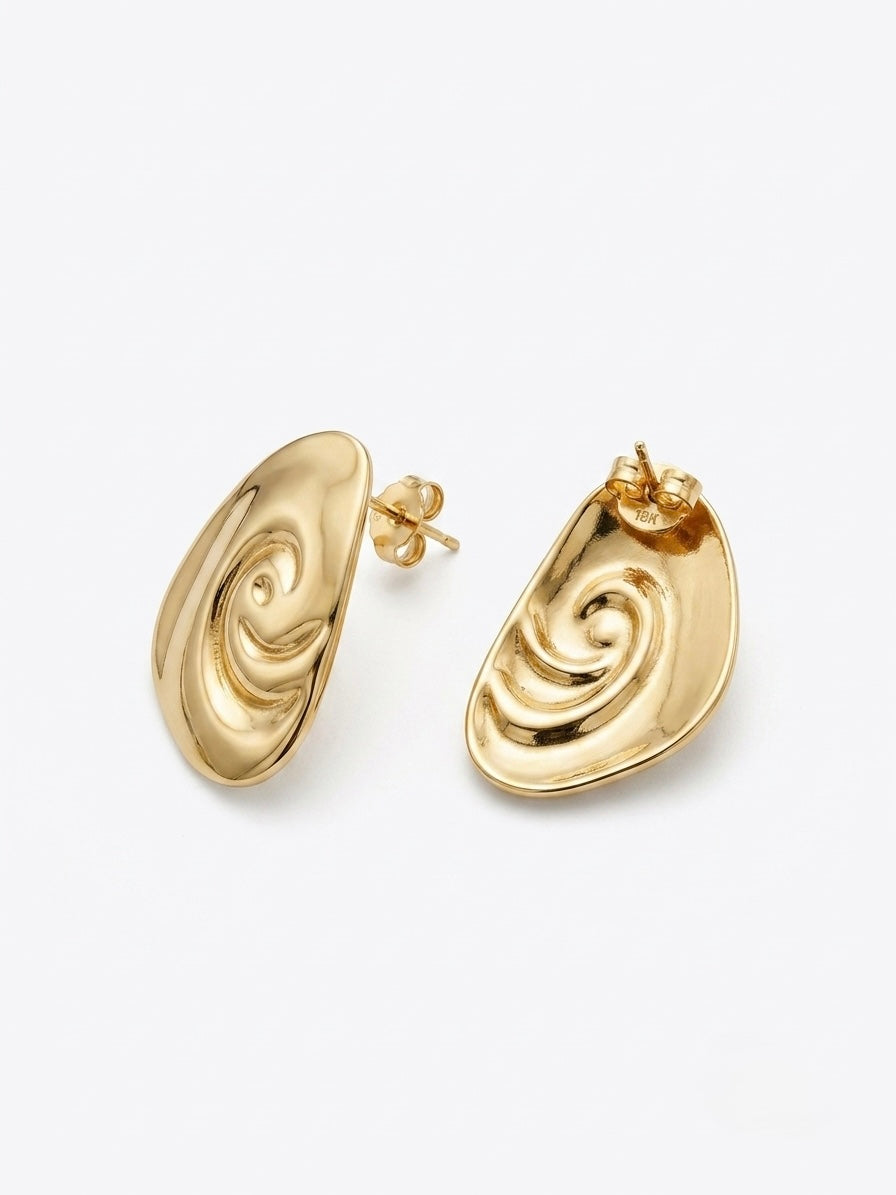 Molten Swirl Earrings