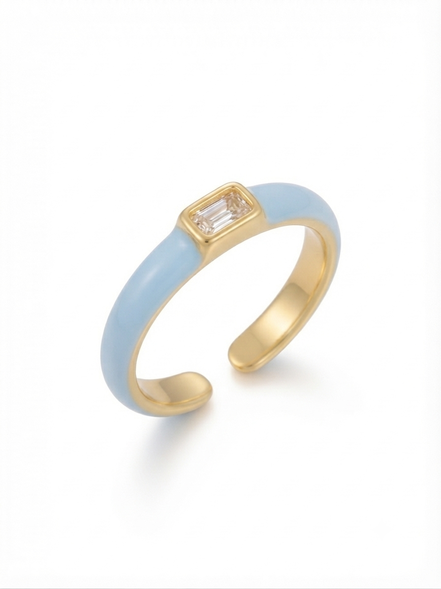 The Smurf Blue Ring