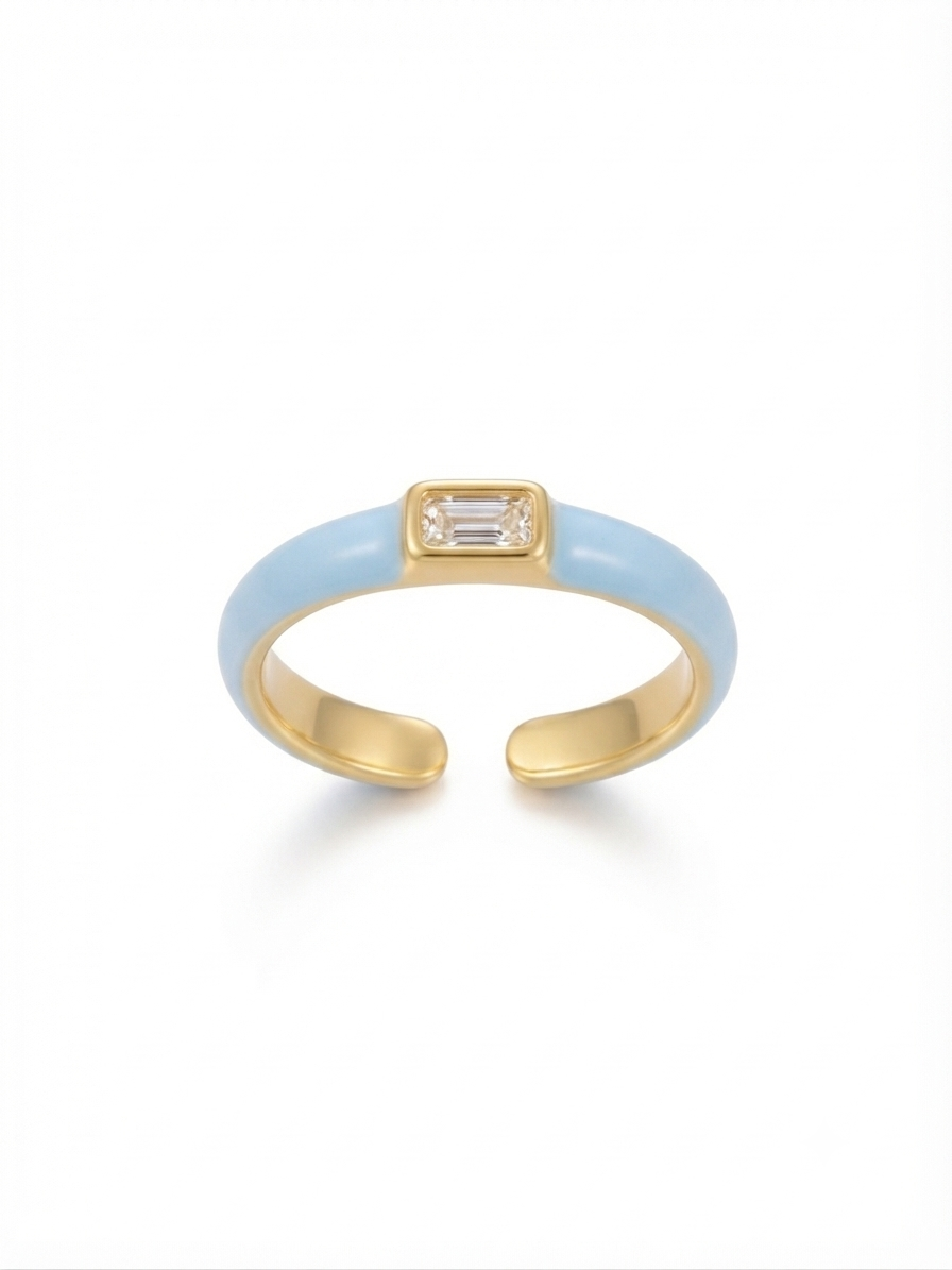 The Smurf Blue Ring