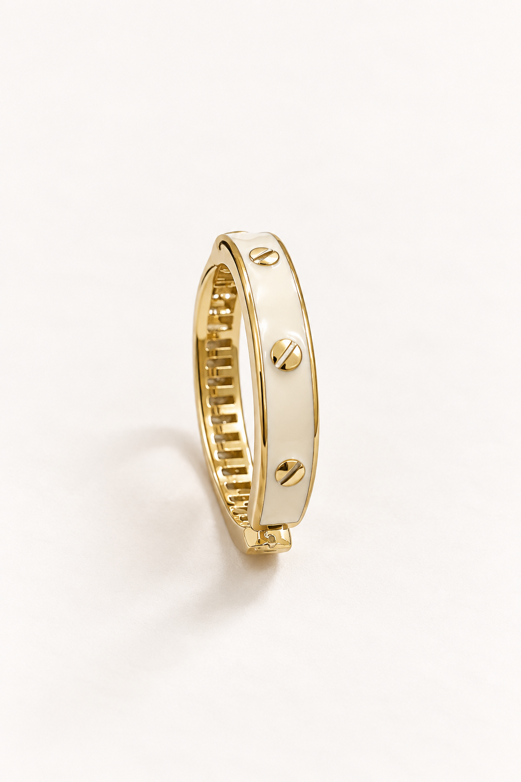 Tria Ring: Rivet & Baguette