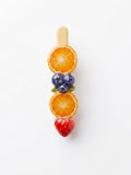 Orange and blueberry