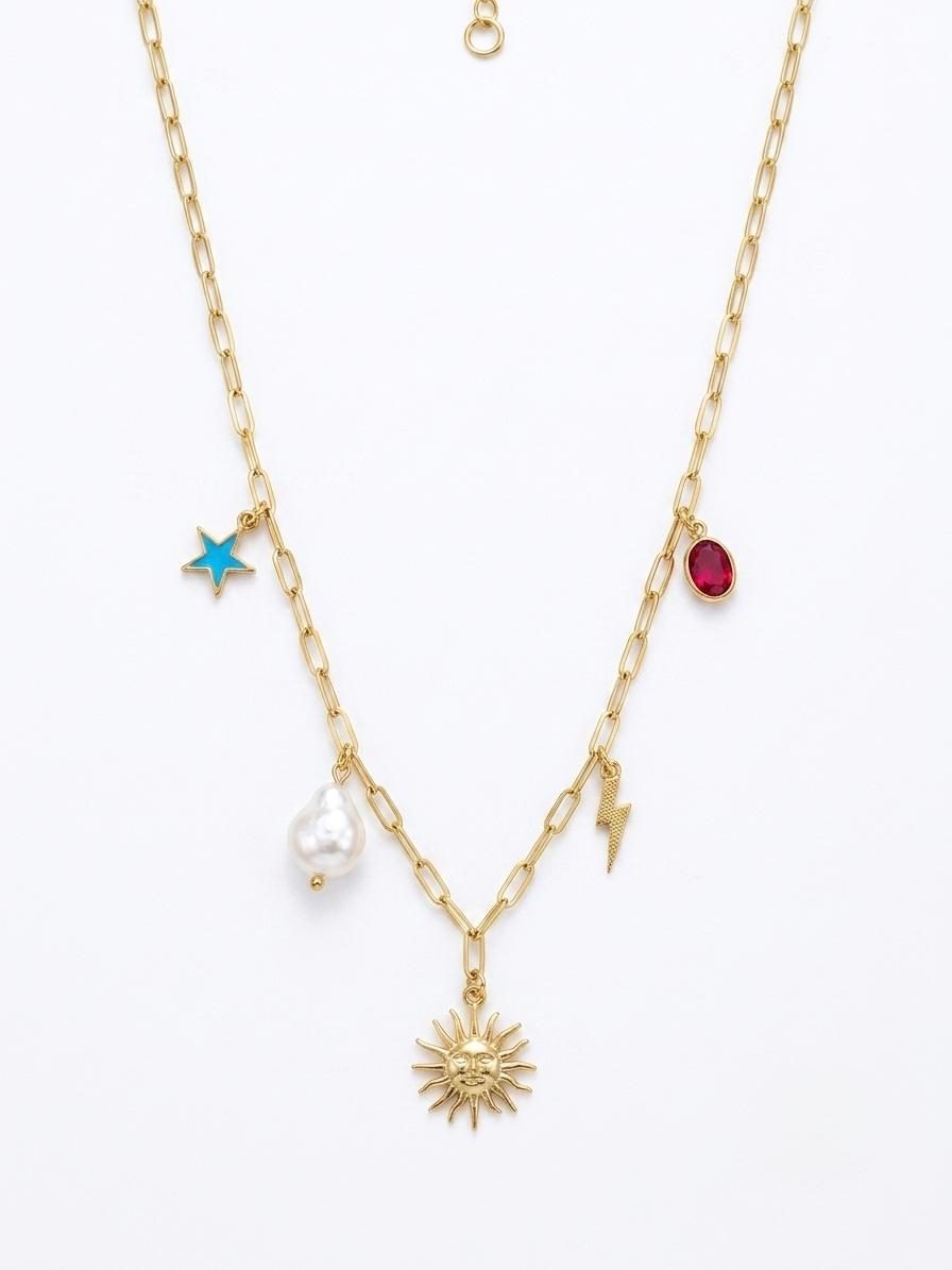 Soleil Charm Necklace