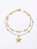 Seastar Beaded Layer Bracelet
