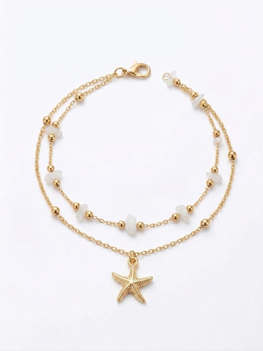 Seastar Beaded Layer Bracelet