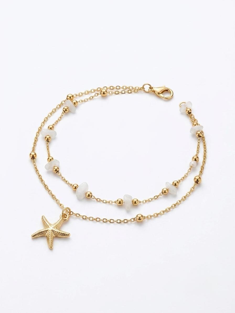 Seastar Beaded Layer Bracelet