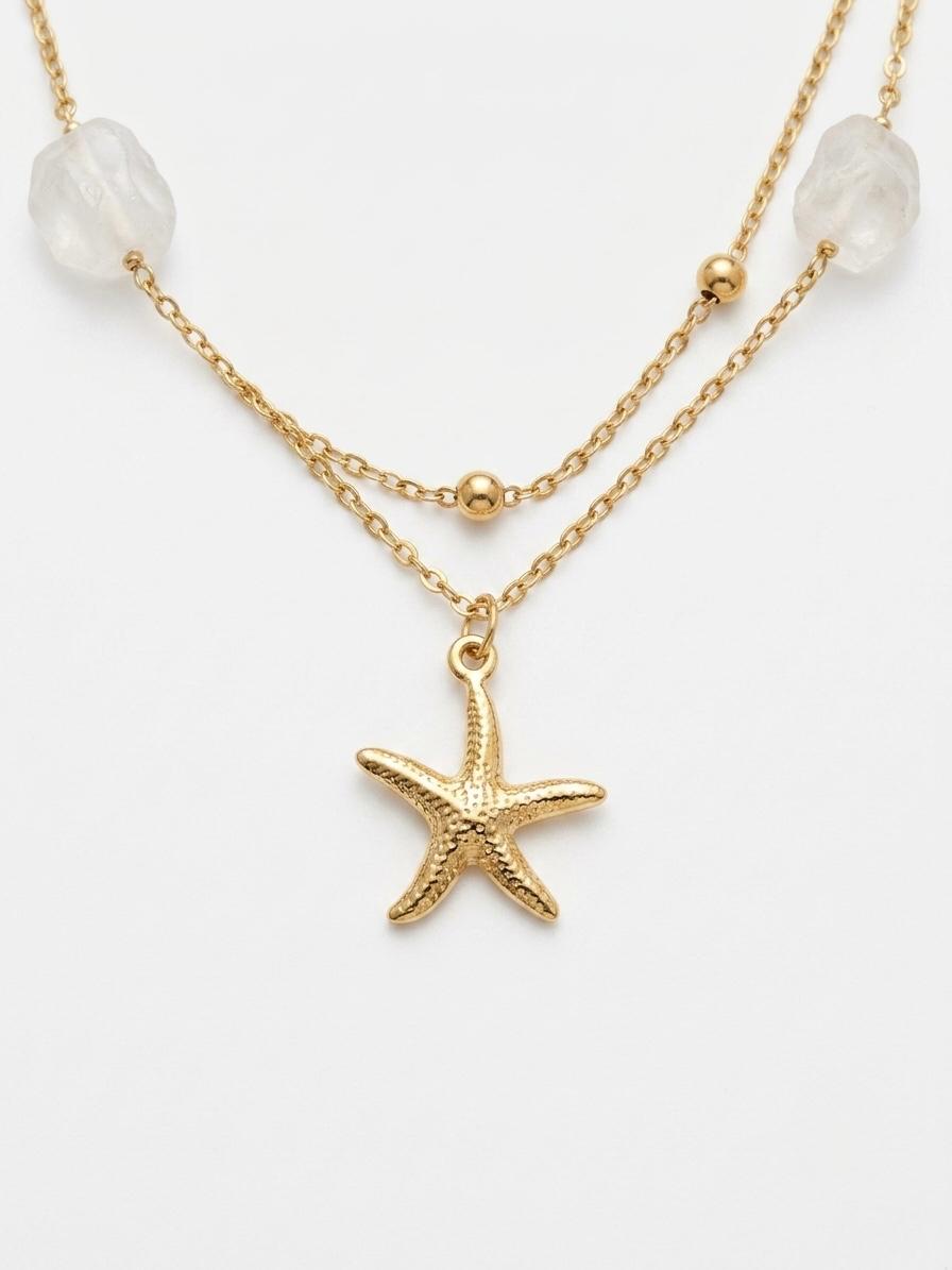 Marea Starfish Bracelet – starfish charm close-up