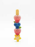 Strawberry, Blueberry & Star Hair Slide