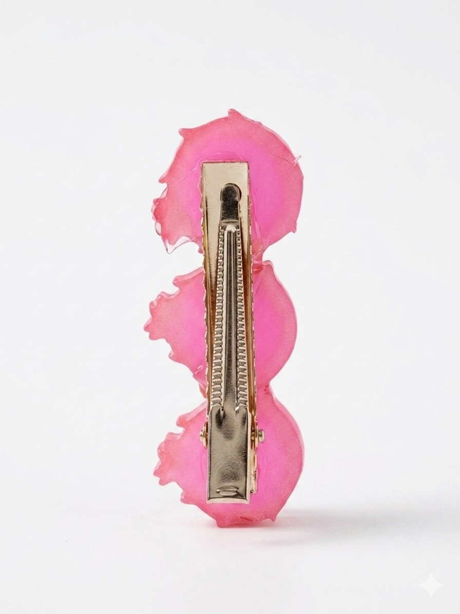 Dragon Fruit Hair Slides