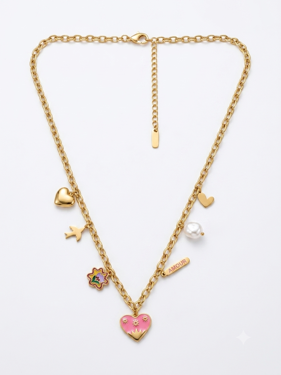 Heart Charm Necklace